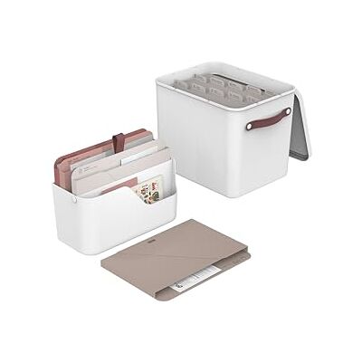 Rotho MyPaper Set Organisateur de documents MY PAPER Plus, plastique (PP) sans BPA, blanc/rouge, (40.0 x 29.2 x 46.5 cm) - Publicité Rotho MyPaper Set Organisateur de documents MY PAPER Plus, plastique (PP) sans BPA, blanc/rouge, (40.0 x 29.2 x 46.5 cm) - Publicité