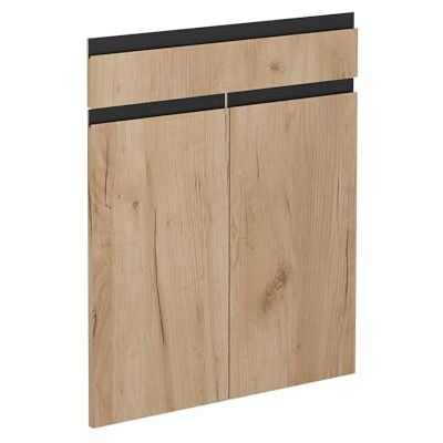 Vicco Façade de Cuisine R-Line, Chêne de Force doré, 59.6x70.8cm façade de Meuble pour Meuble Bas à tiroirs, adapté aux armoires de Cuisine R-Line pour Une Installation Facile - Publicité Vicco Façade de Cuisine R-Line, Chêne de Force doré, 59.6x70.8cm façade de Meuble pour Meuble Bas à tiroirs, adapté aux armoires de Cuisine R-Line pour Une Installation Facile - Publicité
