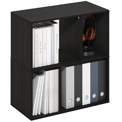 Furinno DALY Étagère, Bibliothèque À 4 Cubes, Étagère De Rangement Cubique avec Compartiments Irréguliers, 11,7 X 23,6 X 24,7 Cm, pour Salon, Chambre, Bureau, Couleur Expresso - Publicité Furinno DALY Étagère, Bibliothèque À 4 Cubes, Étagère De Rangement Cubique avec Compartiments Irréguliers, 11,7 X 23,6 X 24,7 Cm, pour Salon, Chambre, Bureau, Couleur Expresso - Publicité