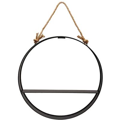 ATMOSPHERA CREATEUR D'INTERIEUR Étagère Murale en Métal Noir D 54 cm Atmosphera - Publicité ATMOSPHERA CREATEUR D'INTERIEUR Étagère Murale en Métal Noir D 54 cm Atmosphera - Publicité