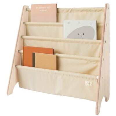 3 Sprouts Bibliothèque Enfant en Bois Rangement Livres et Jouets Étagère Montessori Beige - Publicité 3 Sprouts Bibliothèque Enfant en Bois Rangement Livres et Jouets Étagère Montessori Beige - Publicité