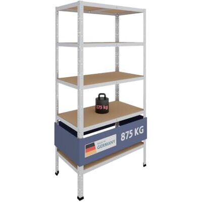 SHELFPLAZA - HOME 180x90x50 cm - Métal galvanisé - Publicité SHELFPLAZA - HOME 180x90x50 cm - Métal galvanisé - Publicité