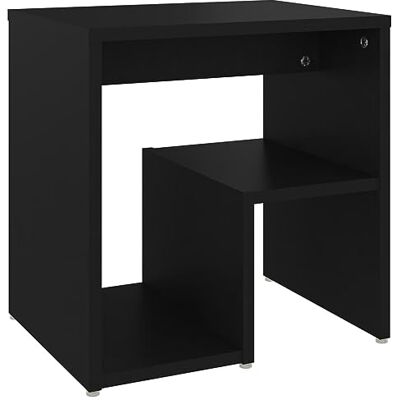 vidaXL Table de Chevet, Armoire de Nuit avec Étagère, Armoire de Lit avec Rangement, Meuble de Chambre, Moderne, Noir Bois d'Ingénierie - Publicité vidaXL Table de Chevet, Armoire de Nuit avec Étagère, Armoire de Lit avec Rangement, Meuble de Chambre, Moderne, Noir Bois d'Ingénierie - Publicité