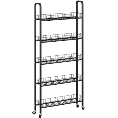 Vicco Caisson Mobile Rolivo, Noir, 58x15cm avec 5 Compartiments, positionnable de manière Flexible sur roulettes pour espaces restreints - Publicité Vicco Caisson Mobile Rolivo, Noir, 58x15cm avec 5 Compartiments, positionnable de manière Flexible sur roulettes pour espaces restreints - Publicité