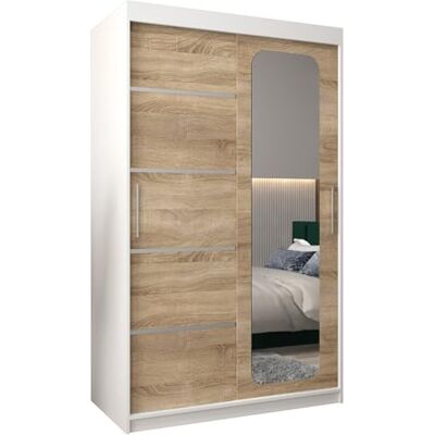 Abiks Möbel - ARMOIRE PROMO V2 - 120x200x62 - Garde-robe - Publicité Abiks Möbel - ARMOIRE PROMO V2 - 120x200x62 - Garde-robe - Publicité