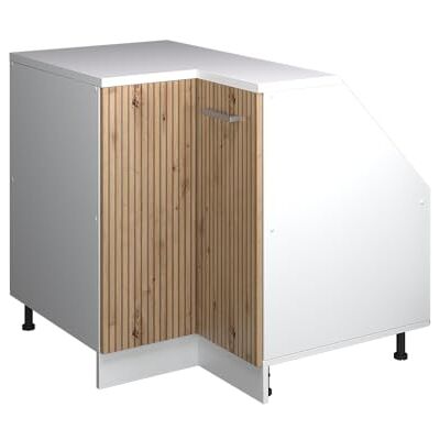 Vicco Meuble de Cuisine d'angle pour combles R-Line, Chêne Artisan, 75.6cm 1 Porte, 60 cm de Profondeur, pour Une Combinaison Libre au Sein de systèmes de Cuisine modulaires - Publicité Vicco Meuble de Cuisine d'angle pour combles R-Line, Chêne Artisan, 75.6cm 1 Porte, 60 cm de Profondeur, pour Une Combinaison Libre au Sein de systèmes de Cuisine modulaires - Publicité