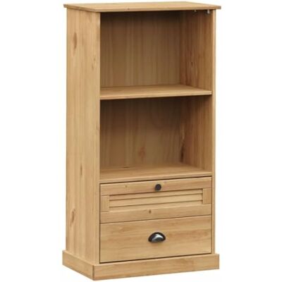 vidaXL Bibliothèque Vigo 60x35x114,5 cm Bois Massif de pin, étagère, étagère à Livres, Armoire d'affichage, Armoire de Rangement, étagère de Rangement - Publicité vidaXL Bibliothèque Vigo 60x35x114,5 cm Bois Massif de pin, étagère, étagère à Livres, Armoire d'affichage, Armoire de Rangement, étagère de Rangement - Publicité