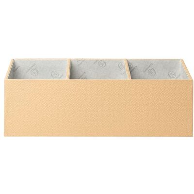 Exacompta Réf. 68602E Organiseur de bureau 4 compartiments de tri -Office By Me Rangement de bureau En carton recyclé Dimensions : Prof 11,5 x largeur 27,7 x Hauteur 14,7 cm Coloris beige - Publicité Exacompta Réf. 68602E Organiseur de bureau 4 compartiments de tri -Office By Me Rangement de bureau En carton recyclé Dimensions : Prof 11,5 x largeur 27,7 x Hauteur 14,7 cm Coloris beige - Publicité