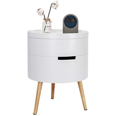 WOLTU TS50ws-1 Table de Chevet Table Basse avec 2 Compartiment de Rangement Plateau en MDF, 38x38x51cm, Blanc - Publicité WOLTU TS50ws-1 Table de Chevet Table Basse avec 2 Compartiment de Rangement Plateau en MDF, 38x38x51cm, Blanc - Publicité