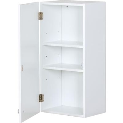 KARAT Armoire pour Salle de Bain Meuble de Toilettes avec étagères réglables Bathroom Cabinet Armoire à Pharmacie Tiroir Amovible (Nebraska, 20 cm (P) x 30 cm (L) x 60 cm (H)) - Publicité KARAT Armoire pour Salle de Bain Meuble de Toilettes avec étagères réglables Bathroom Cabinet Armoire à Pharmacie Tiroir Amovible (Nebraska, 20 cm (P) x 30 cm (L) x 60 cm (H)) - Publicité