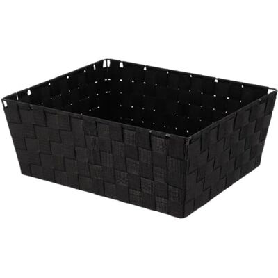 TENDANCE Paniere dressing polyester h15xl31,5xp39cm noir - Publicité TENDANCE Paniere dressing polyester h15xl31,5xp39cm noir - Publicité