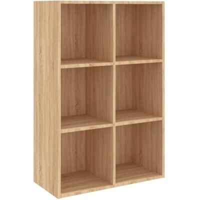 vidaXL Bibliothèque Buffet chêne sonoma 66x30x98 cm bois d ingénierie - Publicité vidaXL Bibliothèque Buffet chêne sonoma 66x30x98 cm bois d ingénierie - Publicité
