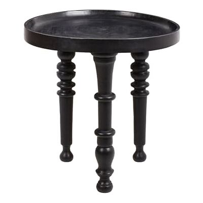 Beliani Table d'Appoint Traditionnelle Bois de Manguier Ronde 52 x 52 cm Meubles de Salon Noir Leeton - Publicité Beliani Table d'Appoint Traditionnelle Bois de Manguier Ronde 52 x 52 cm Meubles de Salon Noir Leeton - Publicité