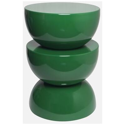 sweeek Table d'appoint. Bout de canapé. Table de Chevet en métal Effet Glossy Vert foncé Coumba. Ø32 x H 46.5cm - Publicité sweeek Table d'appoint. Bout de canapé. Table de Chevet en métal Effet Glossy Vert foncé Coumba. Ø32 x H 46.5cm - Publicité