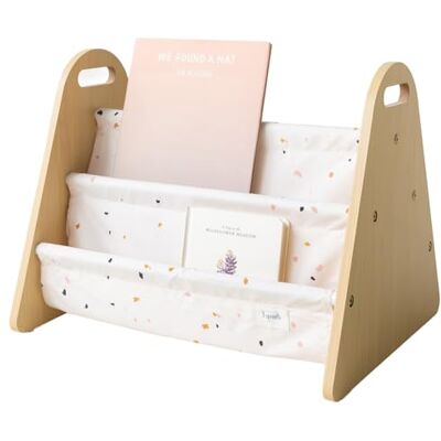 3 Sprouts Bibliothèque Enfant Double Face Rangement Livre Enfant Portable Petite Bibliothèque Livre Étagère Enfant Bibliothèque Bébé Montessori Meuble pour Chambre d’Enfant, Terrazzo Crème - Publicité 3 Sprouts Bibliothèque Enfant Double Face Rangement Livre Enfant Portable Petite Bibliothèque Livre Étagère Enfant Bibliothèque Bébé Montessori Meuble pour Chambre d’Enfant, Terrazzo Crème - Publicité