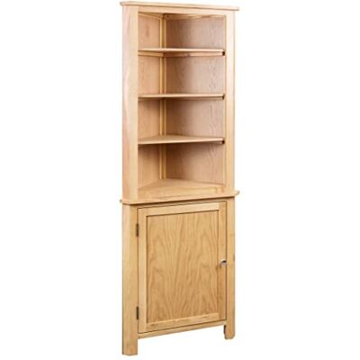 vidaXL Armoire d'angle Présentoir Placard Rangement Bois de Chêne Massif - Publicité vidaXL Armoire d'angle Présentoir Placard Rangement Bois de Chêne Massif - Publicité