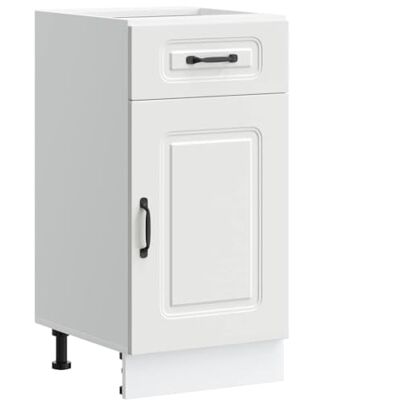 vidaXL Armoire de Cuisine Kalmar Blanc Bois d'ingénierie, Meuble Bas d'évier, Meuble Bas de Cuisine avec tiroir, Meuble Bas de Cuisine avec Porte - Publicité vidaXL Armoire de Cuisine Kalmar Blanc Bois d'ingénierie, Meuble Bas d'évier, Meuble Bas de Cuisine avec tiroir, Meuble Bas de Cuisine avec Porte - Publicité