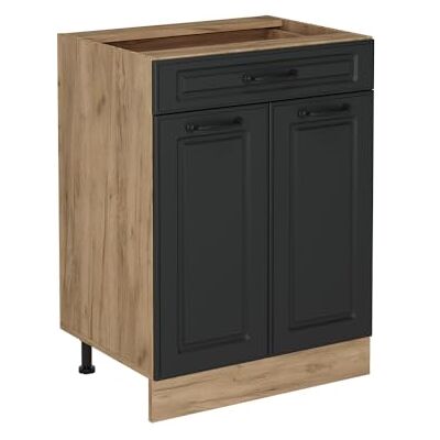 Vicco Meuble Cuisine R-Line, Anthracite Campagne, 60cm avec tiroir, sans PT, pour Une Combinaison Libre au Sein de systèmes de Cuisine modulaires - Publicité Vicco Meuble Cuisine R-Line, Anthracite Campagne, 60cm avec tiroir, sans PT, pour Une Combinaison Libre au Sein de systèmes de Cuisine modulaires - Publicité