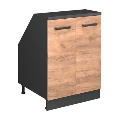 Vicco Meuble sous Pente R-Line, Chêne de Force doré, 60cm 2 Portes, 60 cm de Profondeur, pour Une Combinaison Libre au Sein de systèmes de Cuisine modulaires - Publicité Vicco Meuble sous Pente R-Line, Chêne de Force doré, 60cm 2 Portes, 60 cm de Profondeur, pour Une Combinaison Libre au Sein de systèmes de Cuisine modulaires - Publicité