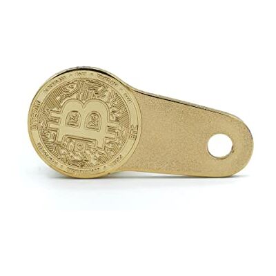 Seedor Bitcoin Jeton de Chariot en Laiton Plaqué Or BTC Amovible, Porte-Clés de Caddie en Métal, Organisateur de Clés, Or - Publicité Seedor Bitcoin Jeton de Chariot en Laiton Plaqué Or BTC Amovible, Porte-Clés de Caddie en Métal, Organisateur de Clés, Or - Publicité