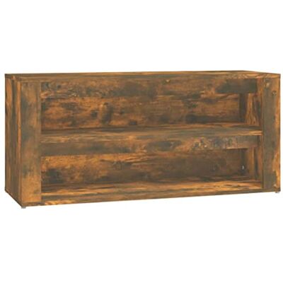 vidaXL Étagère à Chaussures Range-Chaussures Armoire de Rangemente Meuble à Chaussures Entrée Couloir Chêne Fumé 100x35x45 cm Bois d'Ingénierie - Publicité vidaXL Étagère à Chaussures Range-Chaussures Armoire de Rangemente Meuble à Chaussures Entrée Couloir Chêne Fumé 100x35x45 cm Bois d'Ingénierie - Publicité