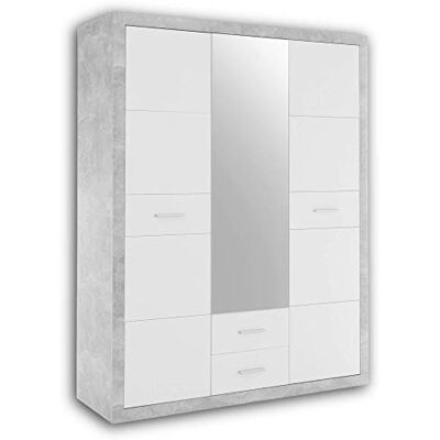 SCHLAFKONTOR - Stone - Gris/Blanc - 3 portes - Плонер - Publicité SCHLAFKONTOR - Stone - Gris/Blanc - 3 portes - Плонер - Publicité