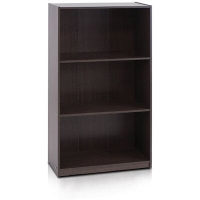 Furinno Basic Bibliothèques, Bois, Brun, Taille Unique, Marron Foncé, One Size - Publicité Furinno Basic Bibliothèques, Bois, Brun, Taille Unique, Marron Foncé, One Size - Publicité
