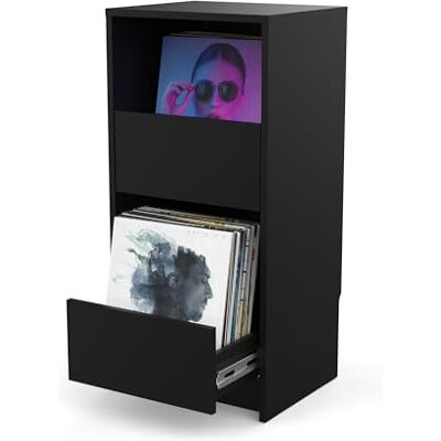 Glorious Vinyl Vault, Black Rangement pour Vinyle - Publicité Glorious Vinyl Vault, Black Rangement pour Vinyle - Publicité