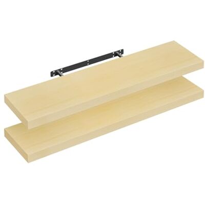WOLTU Étagère Murale, Étagère Flottante de CD, Lot de 2, pour Salon, Cuisine, Chambre, Salle de Bain 90x22.9x3.8cm, Jaune Chêne RG9370kei-2 - Publicité WOLTU Étagère Murale, Étagère Flottante de CD, Lot de 2, pour Salon, Cuisine, Chambre, Salle de Bain 90x22.9x3.8cm, Jaune Chêne RG9370kei-2 - Publicité