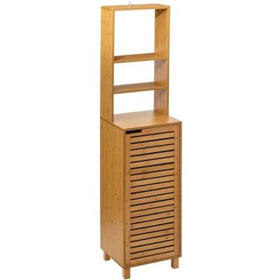 5 five simply smart 5five Meuble étagère 1 Porte Bambou sicela - Publicité 5 five simply smart 5five Meuble étagère 1 Porte Bambou sicela - Publicité
