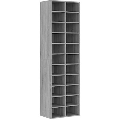 vidaXL Meuble à Chaussures Porte-Chaussures Etagère à Chaussures Armoire de Rangement Entrée Couloir Sonoma Gris 54x34x183 cm Bois d'Ingénierie - Publicité vidaXL Meuble à Chaussures Porte-Chaussures Etagère à Chaussures Armoire de Rangement Entrée Couloir Sonoma Gris 54x34x183 cm Bois d'Ingénierie - Publicité