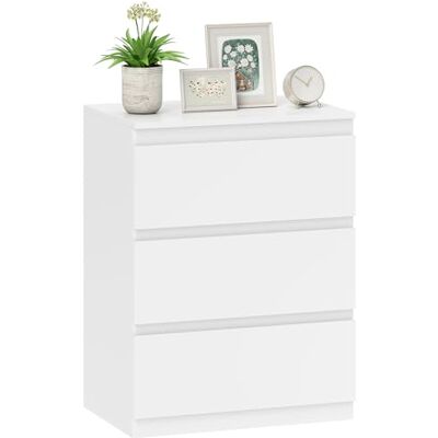 HOMCOM Commode à 3 tiroirs Armoire de Rangement Armoire à tiroirs pour Chambre, Salon, Couloir, Blanc - Publicité HOMCOM Commode à 3 tiroirs Armoire de Rangement Armoire à tiroirs pour Chambre, Salon, Couloir, Blanc - Publicité