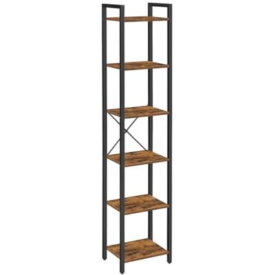 Helloshop26 Bibliothèque 6 Niveaux étagère Livres Meuble de Rangement Ouvert pour Bureau Salon Chambre 40 x 30 x 1786 cm Marron Rustique et Noir 12_0004186 - Publicité Helloshop26 Bibliothèque 6 Niveaux étagère Livres Meuble de Rangement Ouvert pour Bureau Salon Chambre 40 x 30 x 1786 cm Marron Rustique et Noir 12_0004186 - Publicité