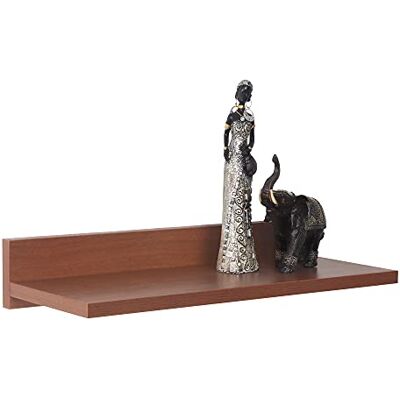 RICOO Étagère Murale Rangement 45 x 8 x 19 cm WM056-ER Tablette Flottante Chêne Marron Rustique - Publicité RICOO Étagère Murale Rangement 45 x 8 x 19 cm WM056-ER Tablette Flottante Chêne Marron Rustique - Publicité