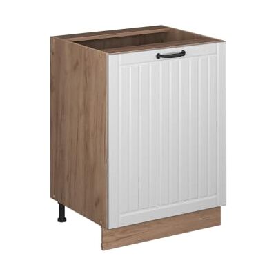 Vicco Meuble Bas de Cuisine Fame-Line, Blanc Campagne/Chêne de Force doré, 60cm 1 Porte sans Plan de Travail - Publicité Vicco Meuble Bas de Cuisine Fame-Line, Blanc Campagne/Chêne de Force doré, 60cm 1 Porte sans Plan de Travail - Publicité