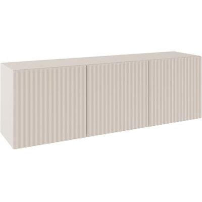 Selsey Meuble TV 150 cm Beige Cachemire Façades Rainurées Système Push-to-Open Compartiments Spacieux ABS Bords Protégés Élegant et Fonctionnel Plateau Stable pour Télé et Décorations - Publicité Selsey Meuble TV 150 cm Beige Cachemire Façades Rainurées Système Push-to-Open Compartiments Spacieux ABS Bords Protégés Élegant et Fonctionnel Plateau Stable pour Télé et Décorations - Publicité