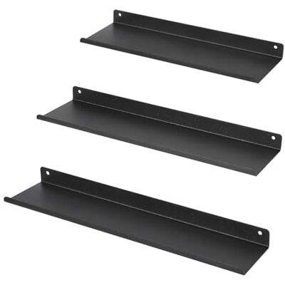 Uten Etagere Murale en Métal, Lot de 3 Étagère Murale Flottante, pour Salon, Cuisine, Salle de Bain,Chambre, Noir - Publicité Uten Etagere Murale en Métal, Lot de 3 Étagère Murale Flottante, pour Salon, Cuisine, Salle de Bain,Chambre, Noir - Publicité