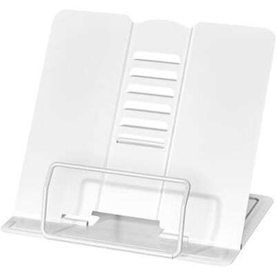Newpop Blancs Support Livre, Porte Partitions, Lutrin de Lecture, Reposes de Recettes Cuisine, Réglable Pupitre de Lectures Ouvert, Tenirs Livres pour Lire Lit, Book Stand Multifonctionnelle, Métal. Publicité Newpop Blancs Support Livre, Porte Partitions, Lutrin de Lecture, Reposes de Recettes Cuisine, Réglable Pupitre de Lectures Ouvert, Tenirs Livres pour Lire Lit, Book Stand Multifonctionnelle, Métal. Publicité
