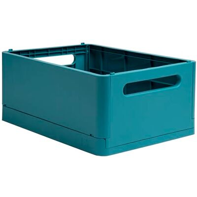 Exacompta Réf. 27234D 1 caisse pliable, casier, boîte de rangement multi-usages SMARTCASE Livrée à plat, dimensions non pliées : Prof.37,5 x larg.27,5 x Haut.16,3 cm Couleur bleu pacifique - Publicité Exacompta Réf. 27234D 1 caisse pliable, casier, boîte de rangement multi-usages SMARTCASE Livrée à plat, dimensions non pliées : Prof.37,5 x larg.27,5 x Haut.16,3 cm Couleur bleu pacifique - Publicité