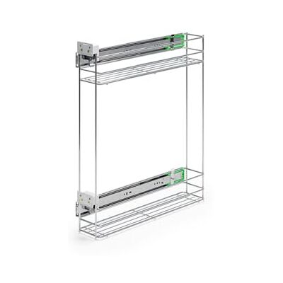 ATM Panier Amovible pour Cuisine, Chariot Coulissant amortissant en Acier Inoxydable, Extraction Totale 15 cm – Cargo avec Fermeture Douce Gauche Sortie Totale réglage 3D – Chrome Brillant - Publicité ATM Panier Amovible pour Cuisine, Chariot Coulissant amortissant en Acier Inoxydable, Extraction Totale 15 cm – Cargo avec Fermeture Douce Gauche Sortie Totale réglage 3D – Chrome Brillant - Publicité