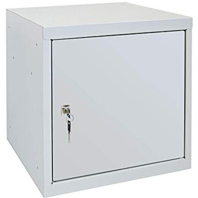 ADB Armoire de rangement avec serrure à cylindre et serrure à serrure rotative, couleur (RAL) : gris clair (RAL 7035) - Publicité ADB Armoire de rangement avec serrure à cylindre et serrure à serrure rotative, couleur (RAL) : gris clair (RAL 7035) - Publicité