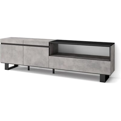 SKRAUT HOME - Mueble Tv - Cemento - Industrial - Support TV - Publicité SKRAUT HOME - Mueble Tv - Cemento - Industrial - Support TV - Publicité