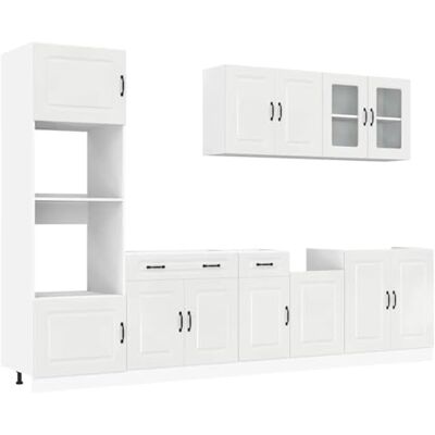 vidaXL Ensemble d'armoires de Cuisine 7 pcs Kalmar Bois d'ingénierie - Publicité vidaXL Ensemble d'armoires de Cuisine 7 pcs Kalmar Bois d'ingénierie - Publicité