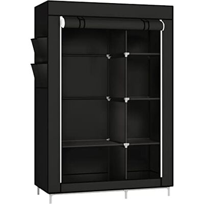 LANTUS Armoire de Rangement Pliable– Penderie Dressing Textile en Tissu Intissé avec Fermeture à Glissière – Garde-Robe Placard Camping(105 * 45 * 170cm) - Publicité LANTUS Armoire de Rangement Pliable– Penderie Dressing Textile en Tissu Intissé avec Fermeture à Glissière – Garde-Robe Placard Camping(105 * 45 * 170cm) - Publicité