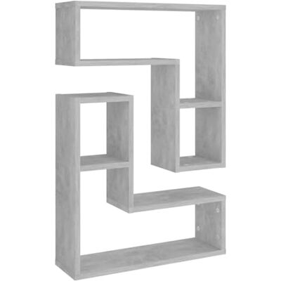 vidaXL Étagères murales 2 pcs gris béton 50x15x50 cm bois d ingénierie - Publicité vidaXL Étagères murales 2 pcs gris béton 50x15x50 cm bois d ingénierie - Publicité