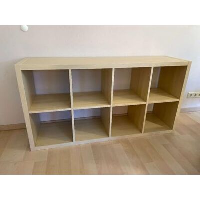 Ikea Kallax Meuble rectangulaire à 8 étagères, chêne, 77x147 cm - Publicité Ikea Kallax Meuble rectangulaire à 8 étagères, chêne, 77x147 cm - Publicité