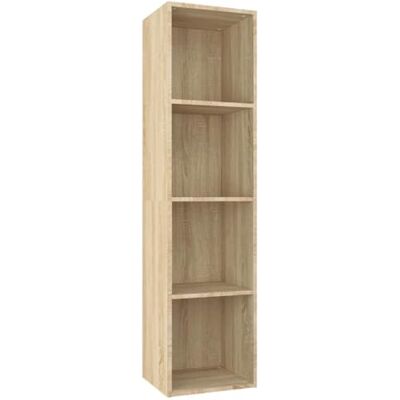 vidaXL Bibliothèque/Meuble TV, Armoire de Télévision avec Compartiment, Étagère à Livres de Salon Intérieur, Moderne, Chêne Sonoma Bois d’Ingénierie - Publicité vidaXL Bibliothèque/Meuble TV, Armoire de Télévision avec Compartiment, Étagère à Livres de Salon Intérieur, Moderne, Chêne Sonoma Bois d’Ingénierie - Publicité