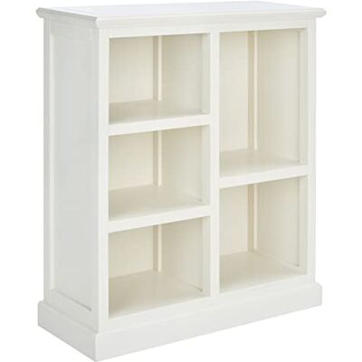 Safavieh Bibliothèque Moderne avec 5 Étagères, Blanc, 28 x 64 x 76,2 - Publicité Safavieh Bibliothèque Moderne avec 5 Étagères, Blanc, 28 x 64 x 76,2 - Publicité