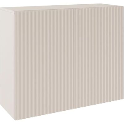 Selsey Commode 2 Portes 100 cm Largeur Beige Cachemire Façades Rainurées Système Push-to-Open Meuble de Chambre/Salon Style Moderne Espace Organisé Bords ABS Commode Chambre Bebe - Publicité Selsey Commode 2 Portes 100 cm Largeur Beige Cachemire Façades Rainurées Système Push-to-Open Meuble de Chambre/Salon Style Moderne Espace Organisé Bords ABS Commode Chambre Bebe - Publicité
