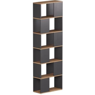 Vicco Séparation de pièce Eneos, Anthracite/chêne doré, 60x186cm, utilisable comme étagère autoportante pour Une Division Flexible de l’Espace - Publicité Vicco Séparation de pièce Eneos, Anthracite/chêne doré, 60x186cm, utilisable comme étagère autoportante pour Une Division Flexible de l’Espace - Publicité
